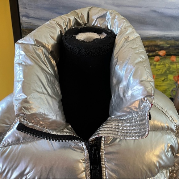 SAM Freestyle Iconic Silver Puffer Jacket - Picture 13 of 14
